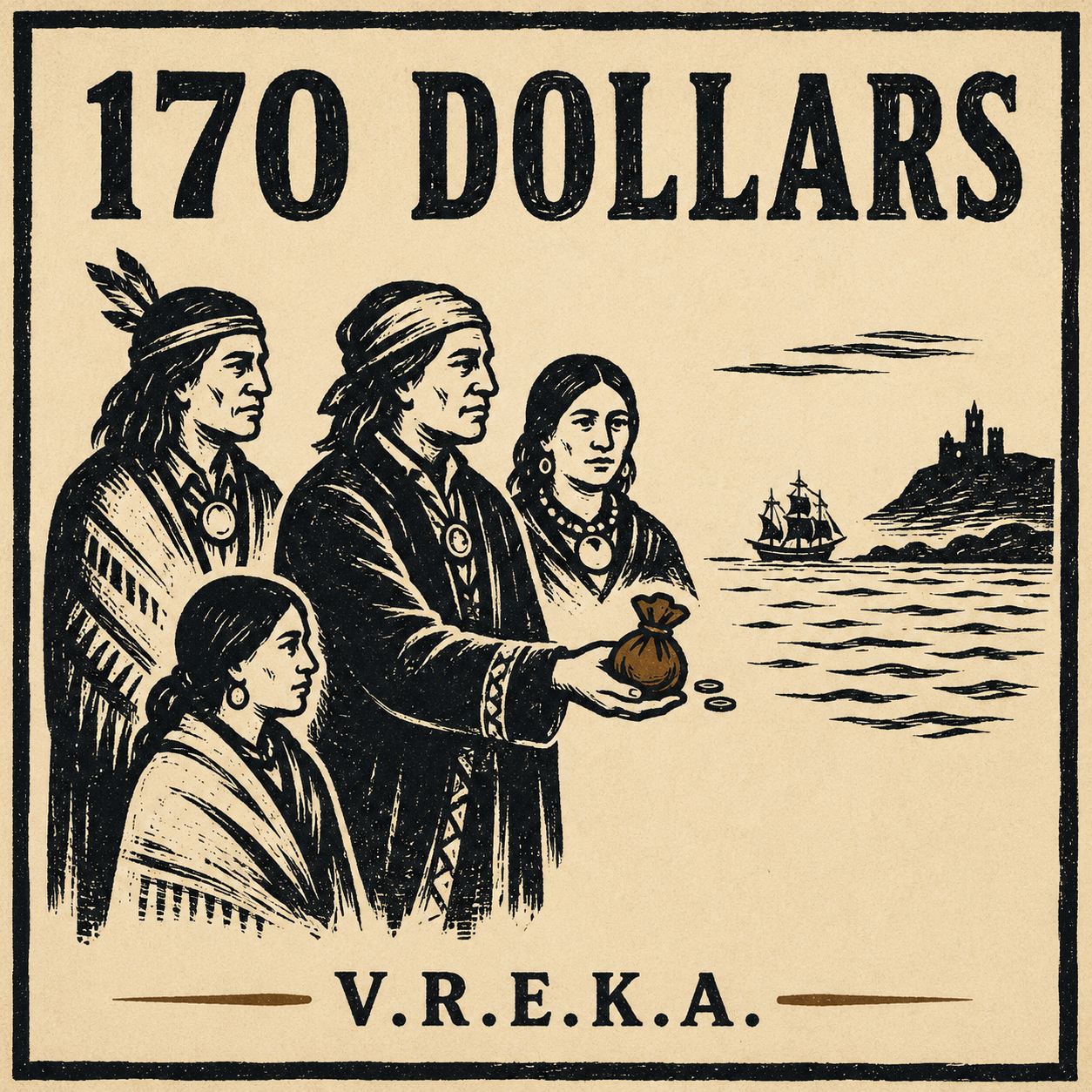 Cover des Liedes 170 Dollars von V.R.E.K.A.
